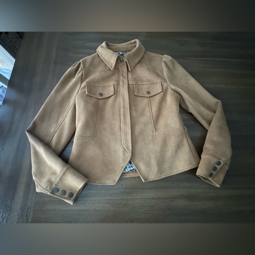 Versona  Faux Suede Jacket Small - Picture 6 of 10